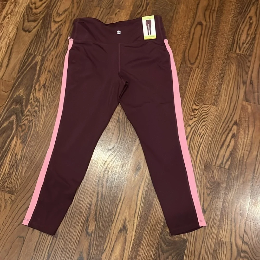 Tangerine M NWT  Pink and Purple Leggings - Picture 2 of 3